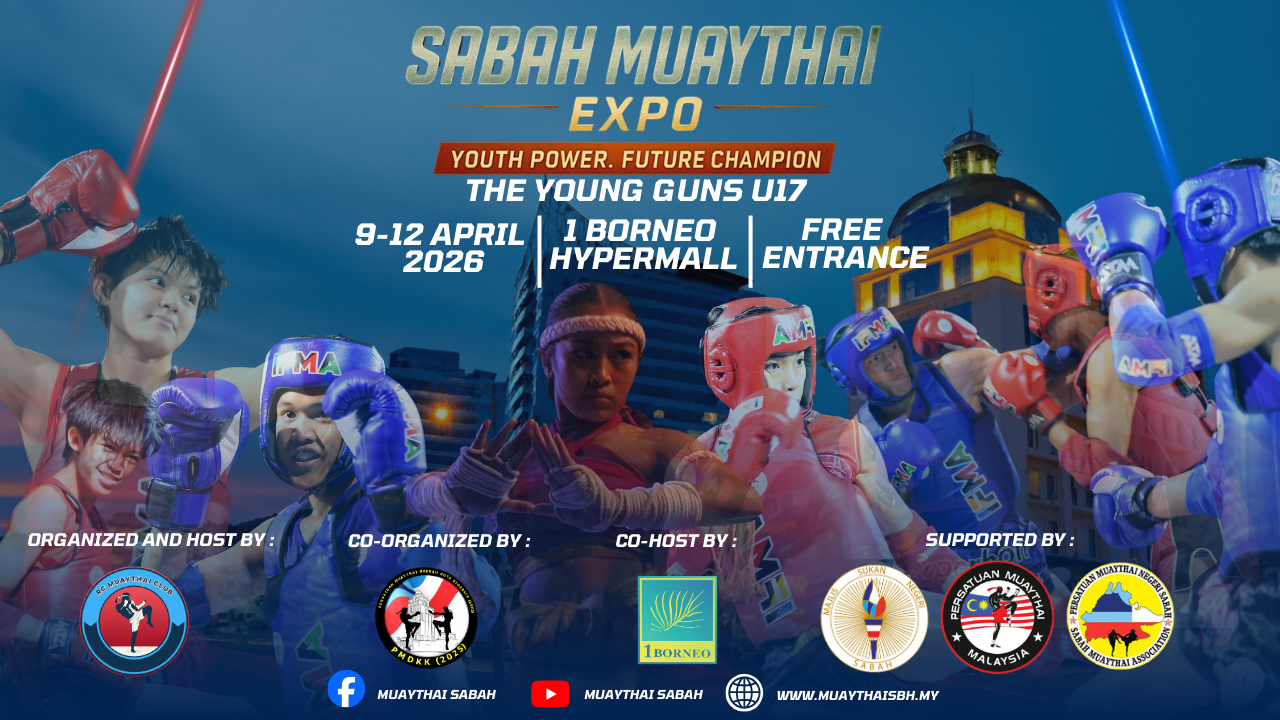Sabah Muaythai Expo U17 Background