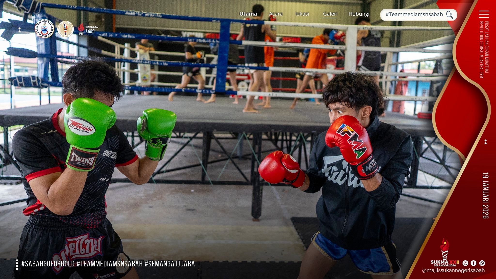 Sabah Muaythai Training Camp Group